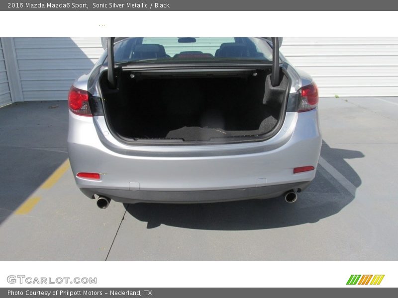 Sonic Silver Metallic / Black 2016 Mazda Mazda6 Sport