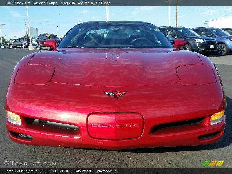 Magnetic Red Metallic / Black 2004 Chevrolet Corvette Coupe