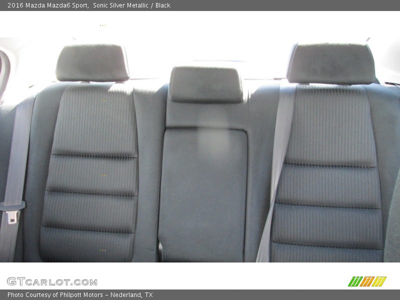 Sonic Silver Metallic / Black 2016 Mazda Mazda6 Sport
