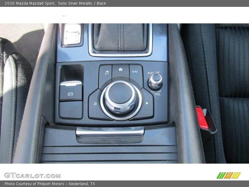 Sonic Silver Metallic / Black 2016 Mazda Mazda6 Sport