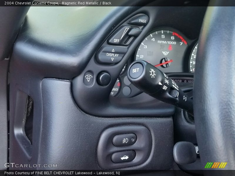 Magnetic Red Metallic / Black 2004 Chevrolet Corvette Coupe