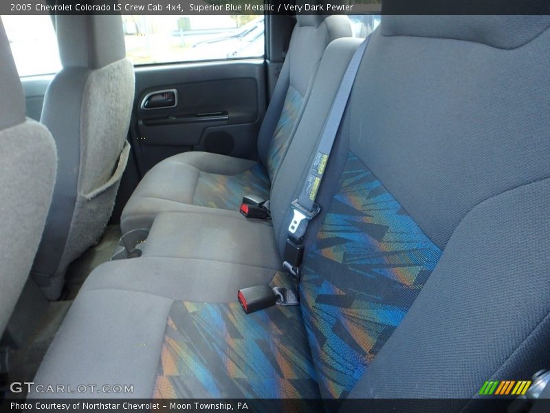 Superior Blue Metallic / Very Dark Pewter 2005 Chevrolet Colorado LS Crew Cab 4x4