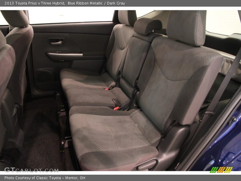 Blue Ribbon Metallic / Dark Gray 2013 Toyota Prius v Three Hybrid