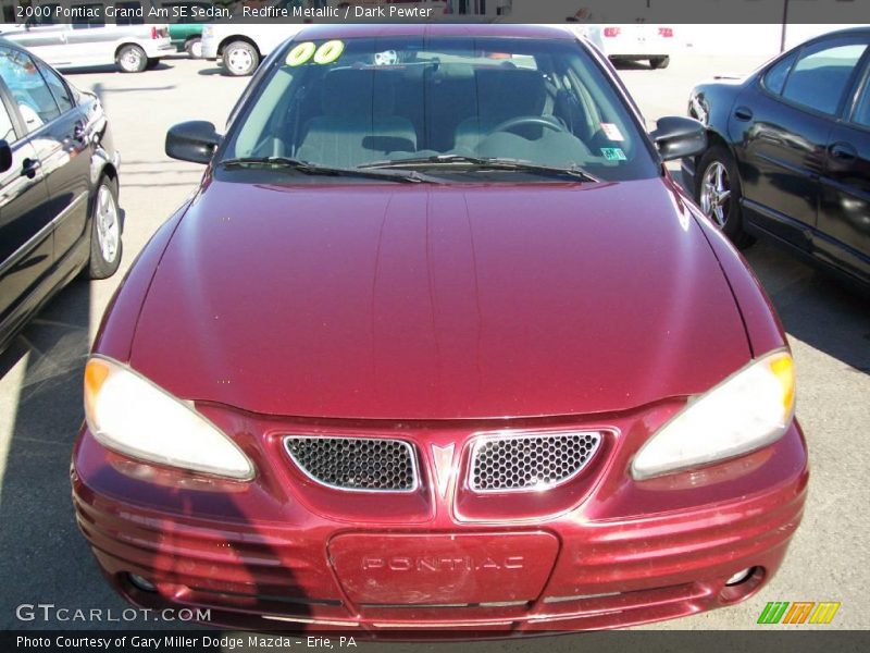 Redfire Metallic / Dark Pewter 2000 Pontiac Grand Am SE Sedan