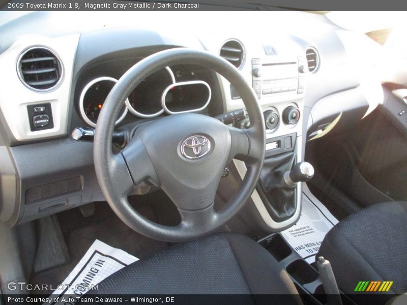 Magnetic Gray Metallic / Dark Charcoal 2009 Toyota Matrix 1.8