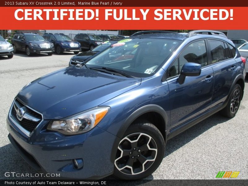 Marine Blue Pearl / Ivory 2013 Subaru XV Crosstrek 2.0 Limited