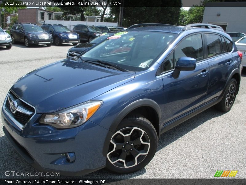 Marine Blue Pearl / Ivory 2013 Subaru XV Crosstrek 2.0 Limited