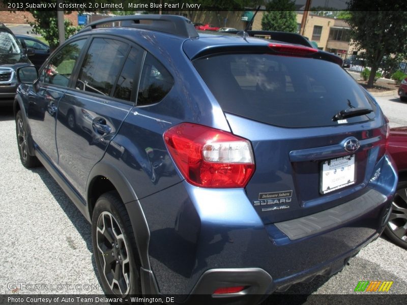 Marine Blue Pearl / Ivory 2013 Subaru XV Crosstrek 2.0 Limited