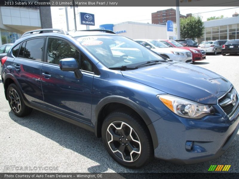 Marine Blue Pearl / Ivory 2013 Subaru XV Crosstrek 2.0 Limited