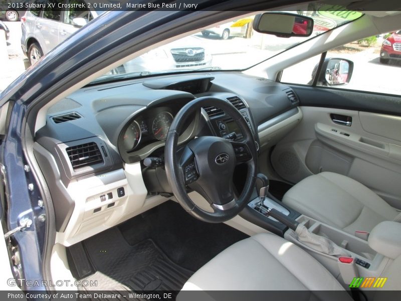 Marine Blue Pearl / Ivory 2013 Subaru XV Crosstrek 2.0 Limited