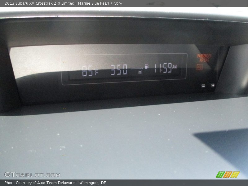 Marine Blue Pearl / Ivory 2013 Subaru XV Crosstrek 2.0 Limited