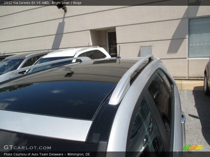Bright Silver / Beige 2012 Kia Sorento EX V6 AWD