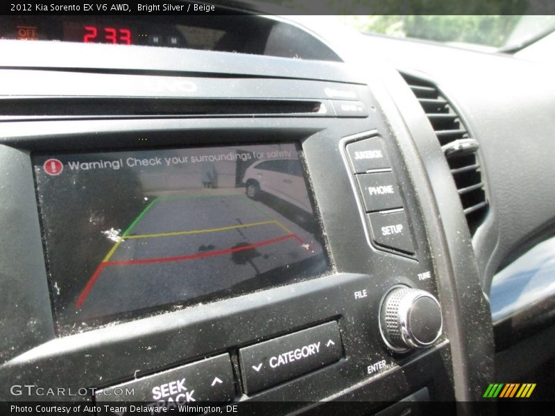 Bright Silver / Beige 2012 Kia Sorento EX V6 AWD