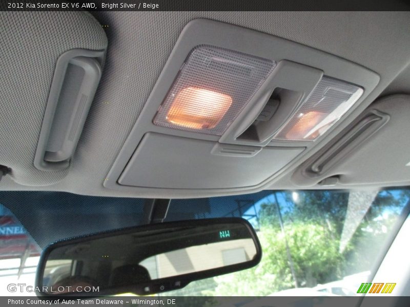 Bright Silver / Beige 2012 Kia Sorento EX V6 AWD