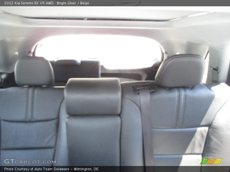 Bright Silver / Beige 2012 Kia Sorento EX V6 AWD