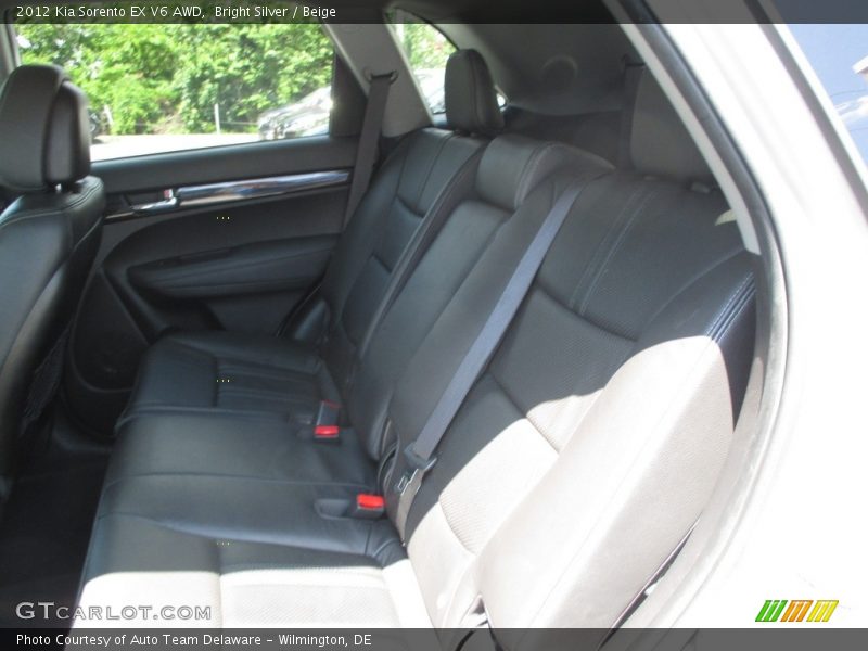 Bright Silver / Beige 2012 Kia Sorento EX V6 AWD