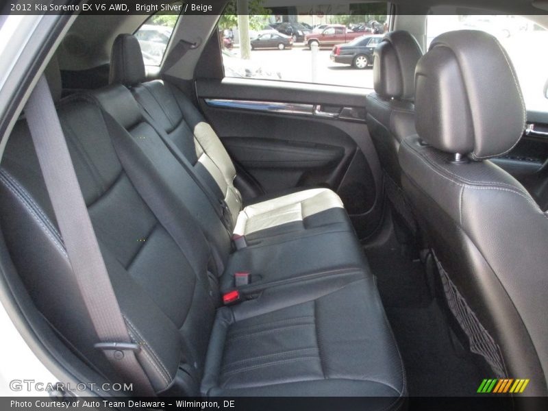 Bright Silver / Beige 2012 Kia Sorento EX V6 AWD