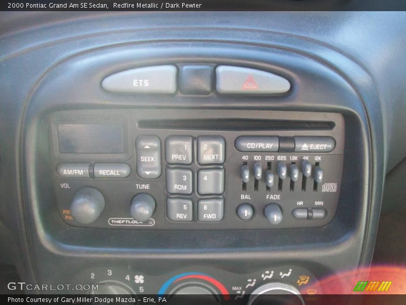 Redfire Metallic / Dark Pewter 2000 Pontiac Grand Am SE Sedan