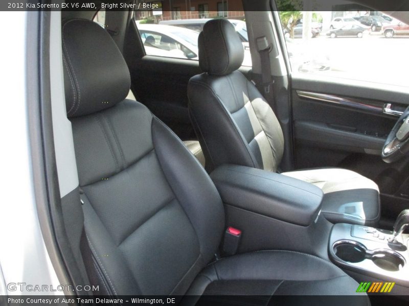 Bright Silver / Beige 2012 Kia Sorento EX V6 AWD