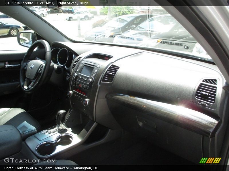 Bright Silver / Beige 2012 Kia Sorento EX V6 AWD