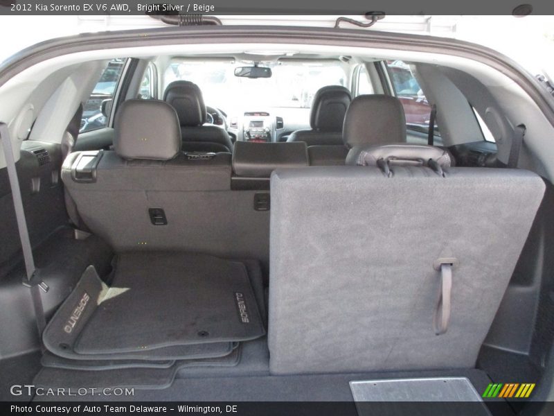 Bright Silver / Beige 2012 Kia Sorento EX V6 AWD