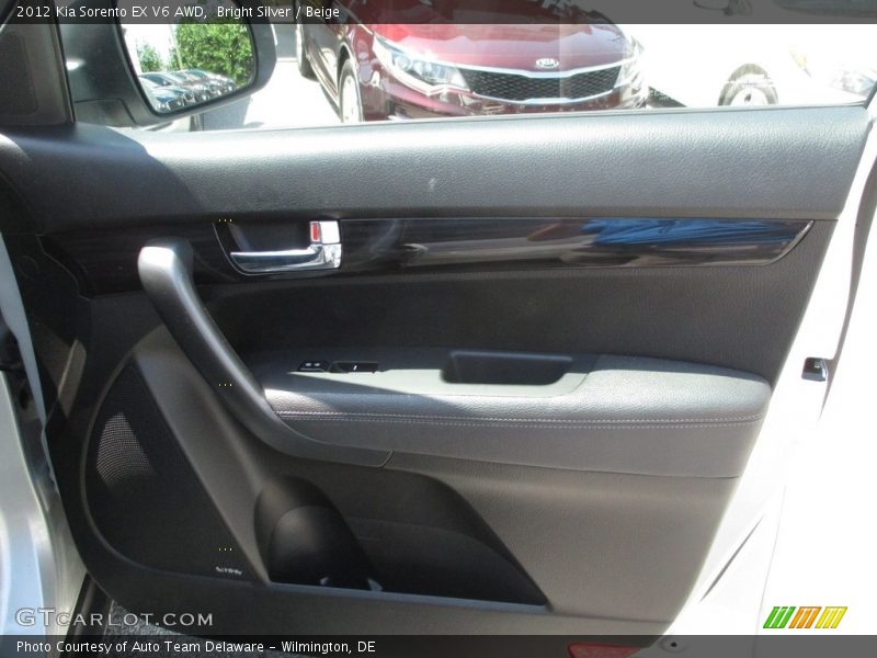 Bright Silver / Beige 2012 Kia Sorento EX V6 AWD