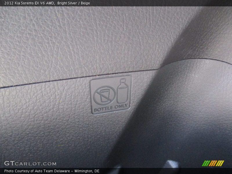 Bright Silver / Beige 2012 Kia Sorento EX V6 AWD