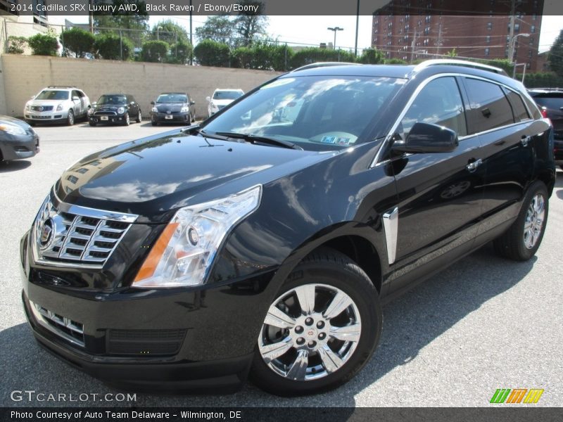 Black Raven / Ebony/Ebony 2014 Cadillac SRX Luxury AWD