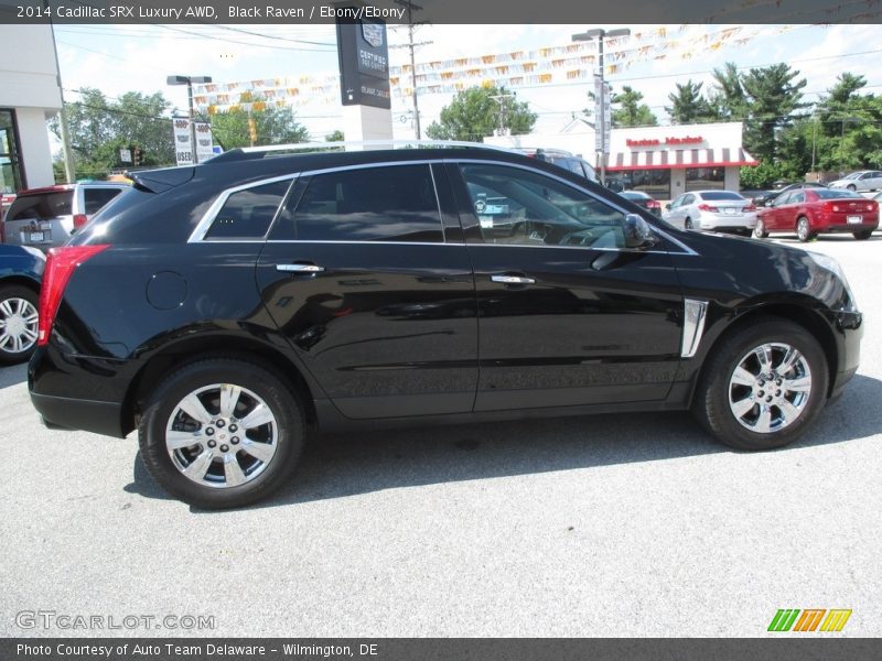 Black Raven / Ebony/Ebony 2014 Cadillac SRX Luxury AWD