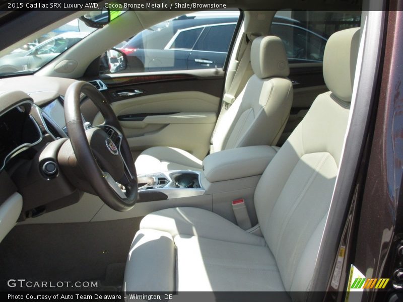 Cocoa Bronze Metallic / Shale/Brownstone 2015 Cadillac SRX Luxury AWD