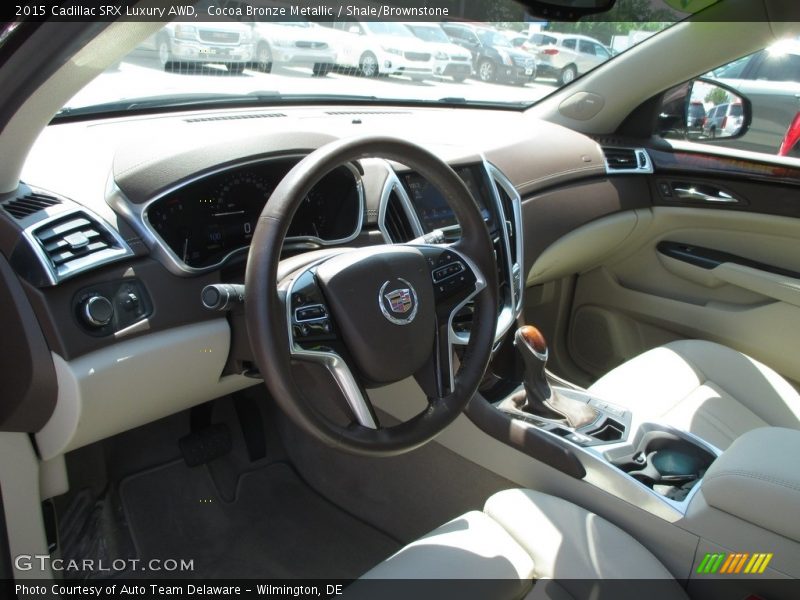 Cocoa Bronze Metallic / Shale/Brownstone 2015 Cadillac SRX Luxury AWD