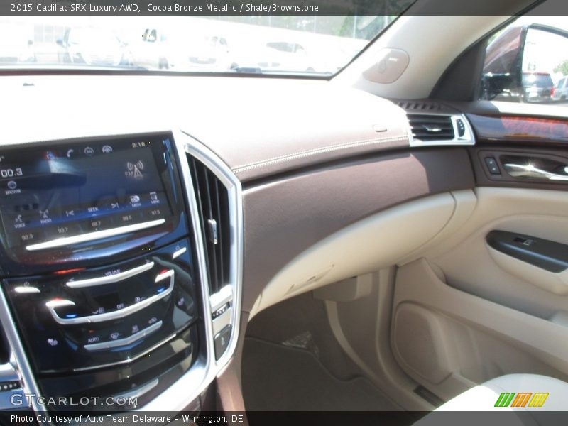 Cocoa Bronze Metallic / Shale/Brownstone 2015 Cadillac SRX Luxury AWD
