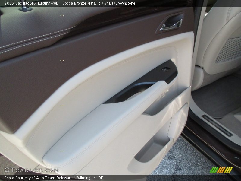 Cocoa Bronze Metallic / Shale/Brownstone 2015 Cadillac SRX Luxury AWD