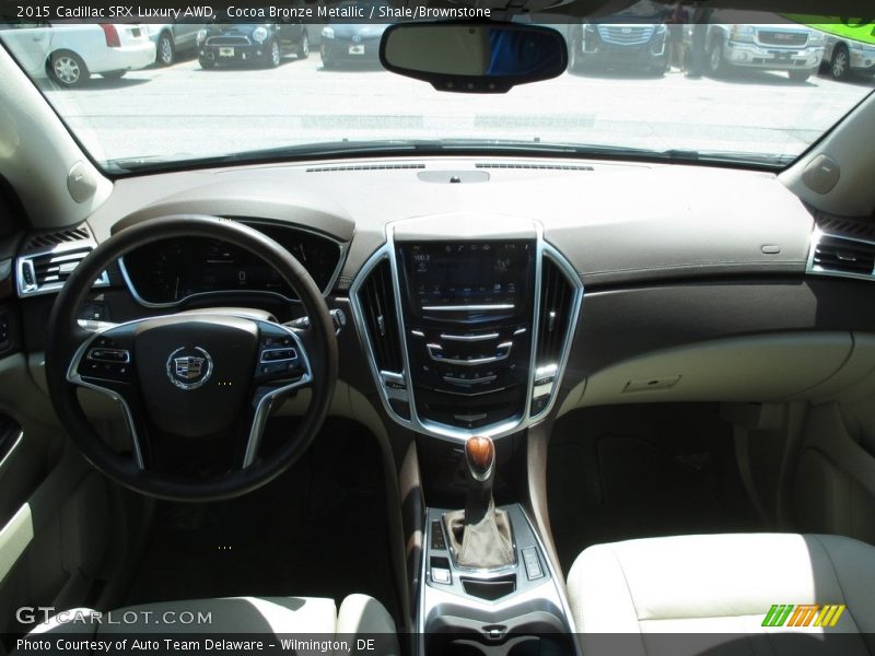 Cocoa Bronze Metallic / Shale/Brownstone 2015 Cadillac SRX Luxury AWD