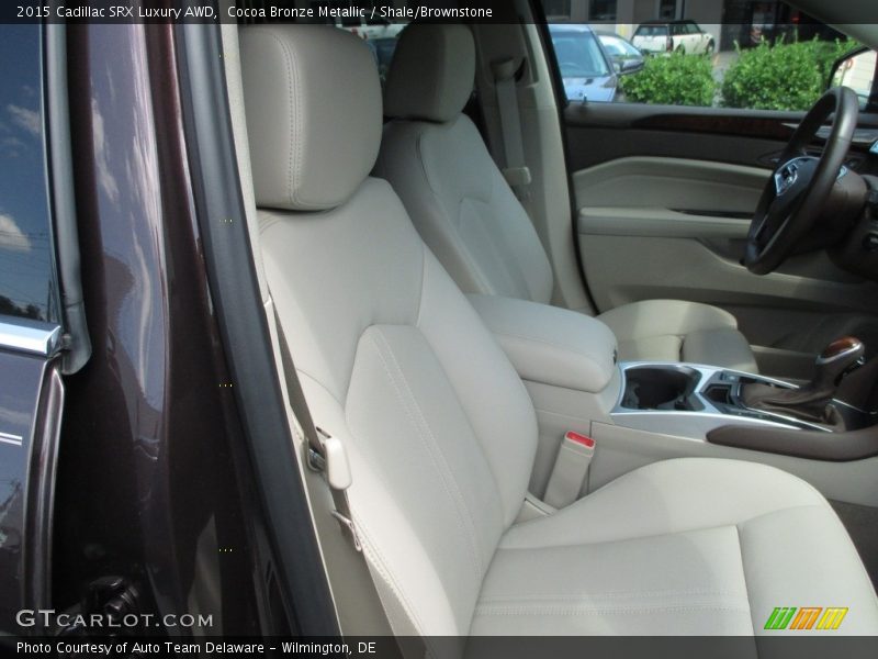 Cocoa Bronze Metallic / Shale/Brownstone 2015 Cadillac SRX Luxury AWD