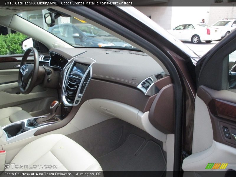 Cocoa Bronze Metallic / Shale/Brownstone 2015 Cadillac SRX Luxury AWD
