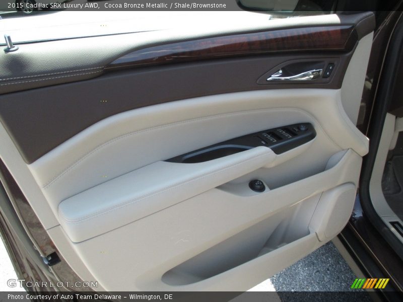 Cocoa Bronze Metallic / Shale/Brownstone 2015 Cadillac SRX Luxury AWD
