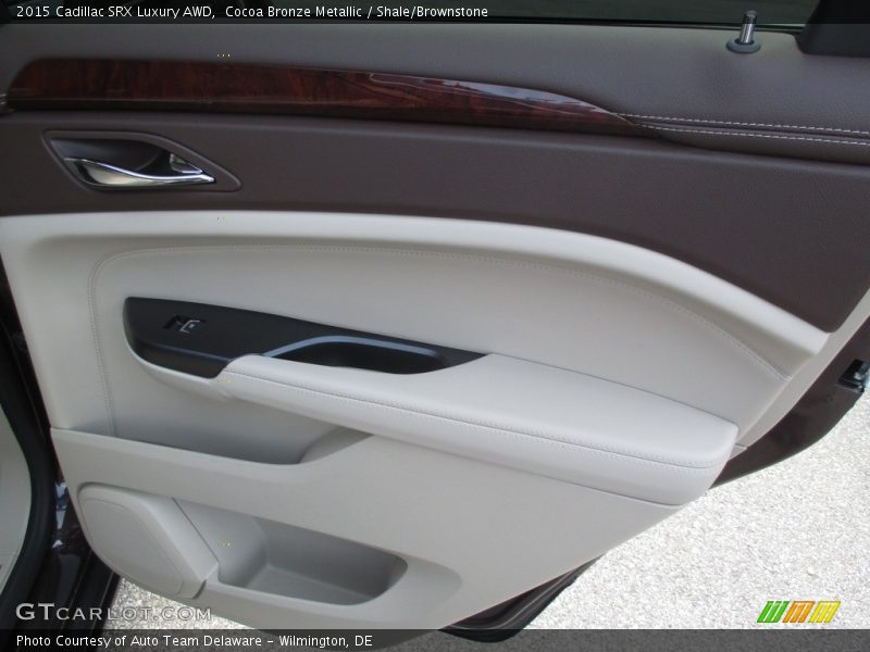 Cocoa Bronze Metallic / Shale/Brownstone 2015 Cadillac SRX Luxury AWD
