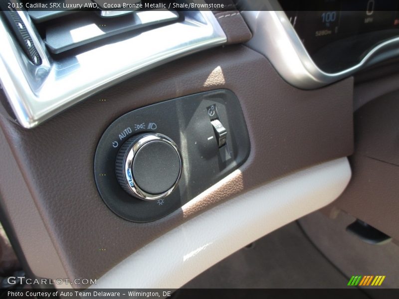 Cocoa Bronze Metallic / Shale/Brownstone 2015 Cadillac SRX Luxury AWD