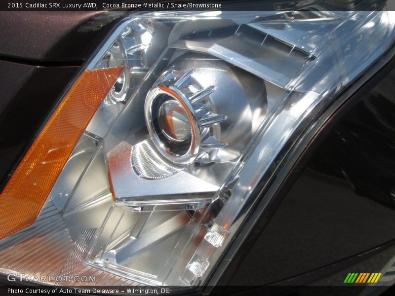 Cocoa Bronze Metallic / Shale/Brownstone 2015 Cadillac SRX Luxury AWD