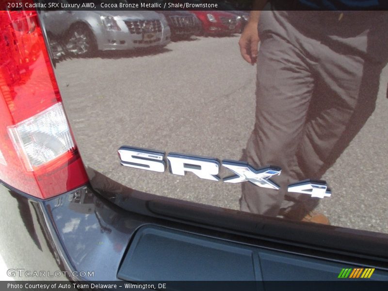 Cocoa Bronze Metallic / Shale/Brownstone 2015 Cadillac SRX Luxury AWD