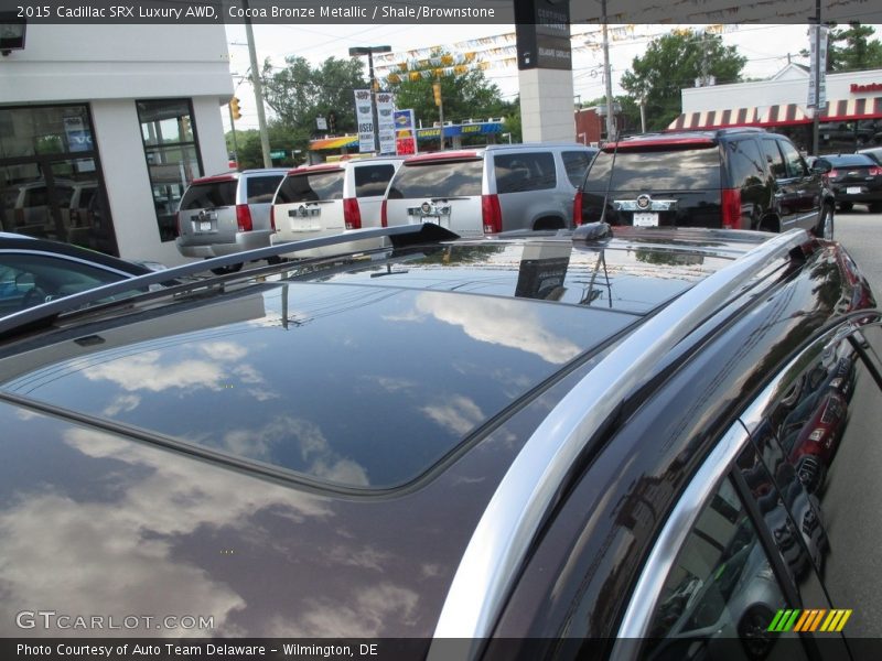 Cocoa Bronze Metallic / Shale/Brownstone 2015 Cadillac SRX Luxury AWD