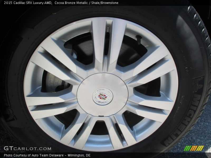Cocoa Bronze Metallic / Shale/Brownstone 2015 Cadillac SRX Luxury AWD