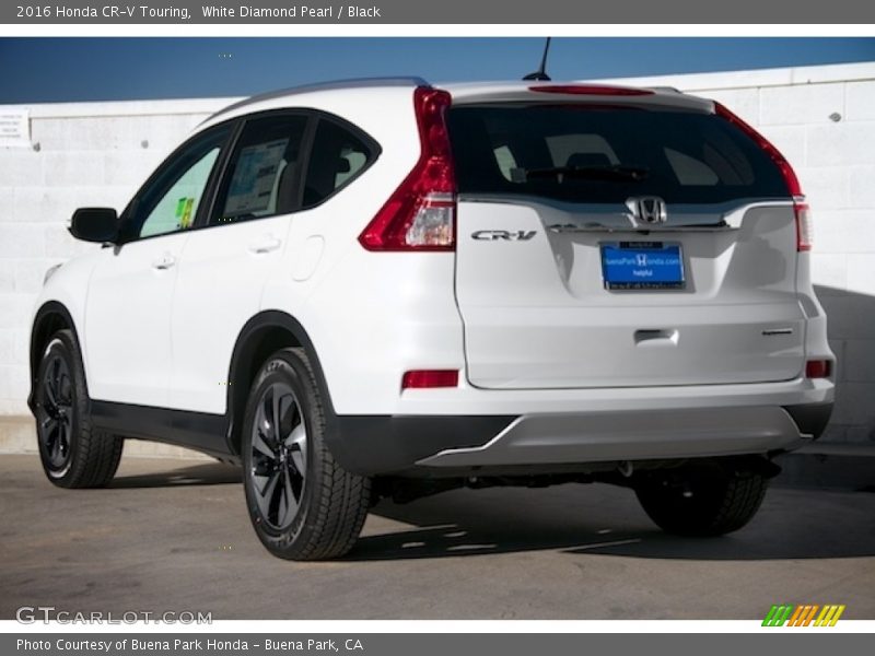White Diamond Pearl / Black 2016 Honda CR-V Touring
