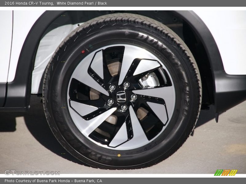 White Diamond Pearl / Black 2016 Honda CR-V Touring
