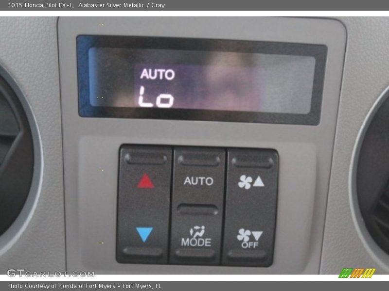 Alabaster Silver Metallic / Gray 2015 Honda Pilot EX-L