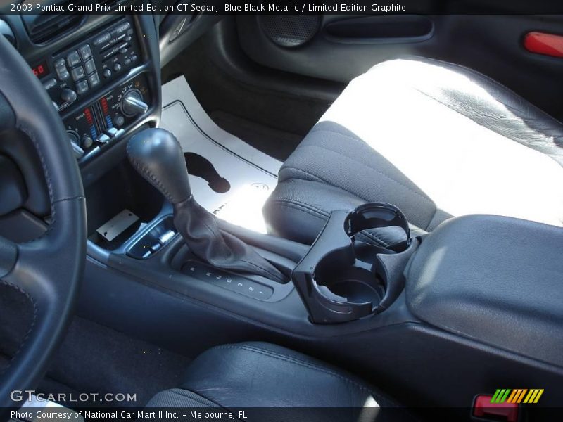 Blue Black Metallic / Limited Edition Graphite 2003 Pontiac Grand Prix Limited Edition GT Sedan