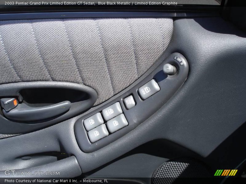 Blue Black Metallic / Limited Edition Graphite 2003 Pontiac Grand Prix Limited Edition GT Sedan