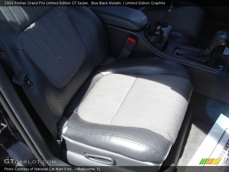 Blue Black Metallic / Limited Edition Graphite 2003 Pontiac Grand Prix Limited Edition GT Sedan