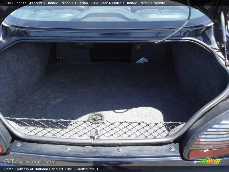 Blue Black Metallic / Limited Edition Graphite 2003 Pontiac Grand Prix Limited Edition GT Sedan